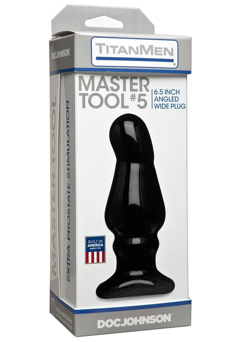 Titanmen Master Tool #5 Angled Wide Anal Plug - Image 2
