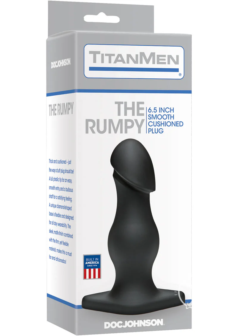 Titanmen The Rumpy Smooth Cushioned Anal Plug - Image 2