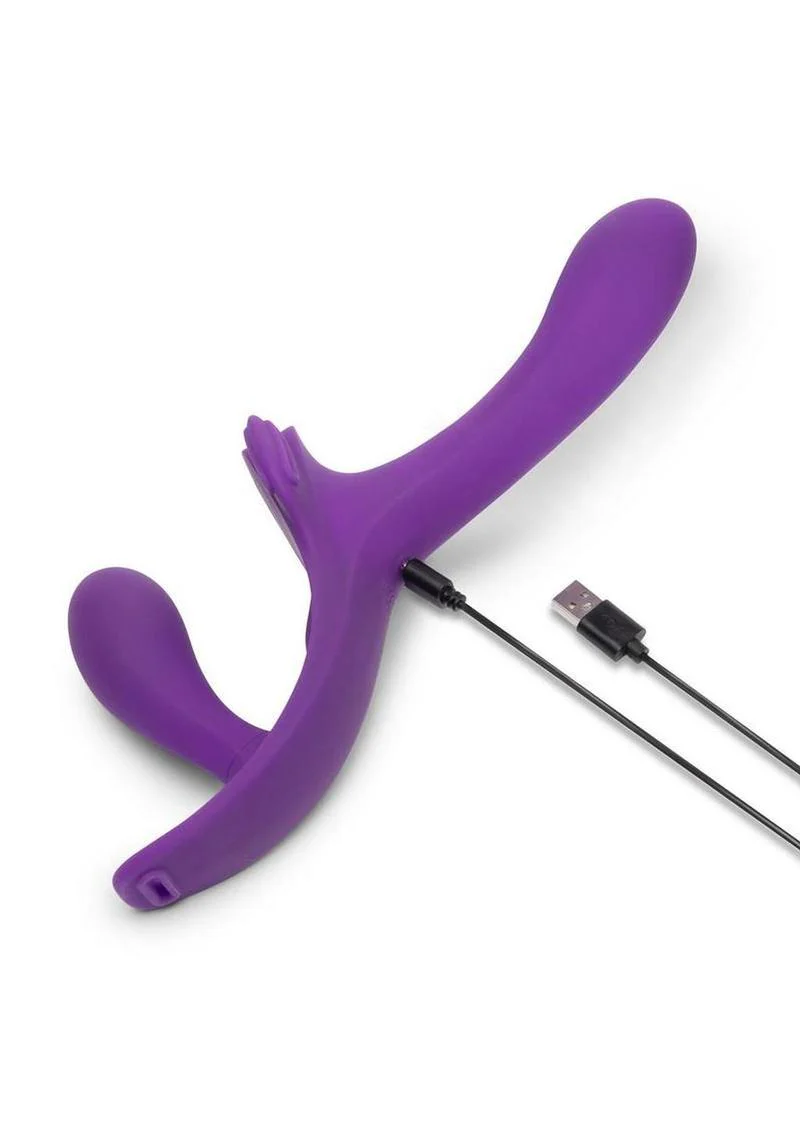 Together Lock-In Dual-Ended Vibrating Rechargeable Strap-On and Harness - Image 3