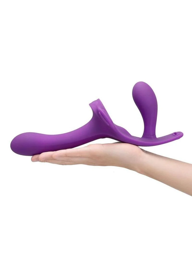 Together Lock-In Dual-Ended Vibrating Rechargeable Strap-On and Harness - Image 4