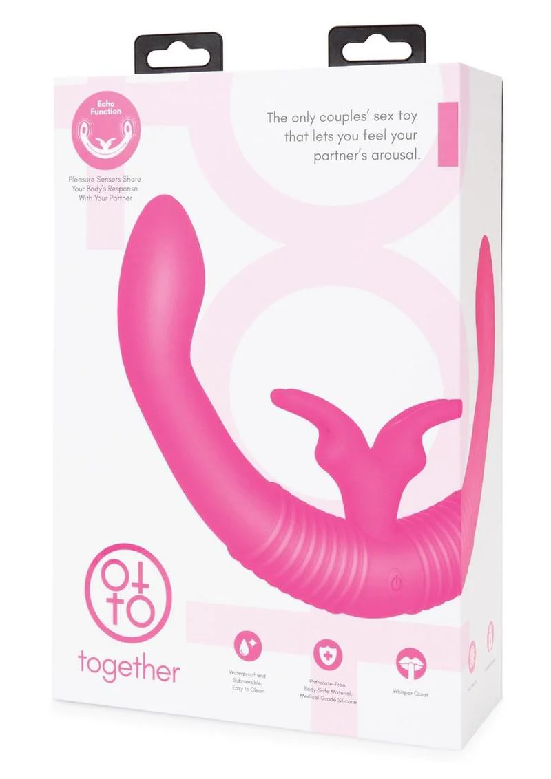 Together Toy Silicone Rechargeable Echo Function Vibrator For Couples - Image 2