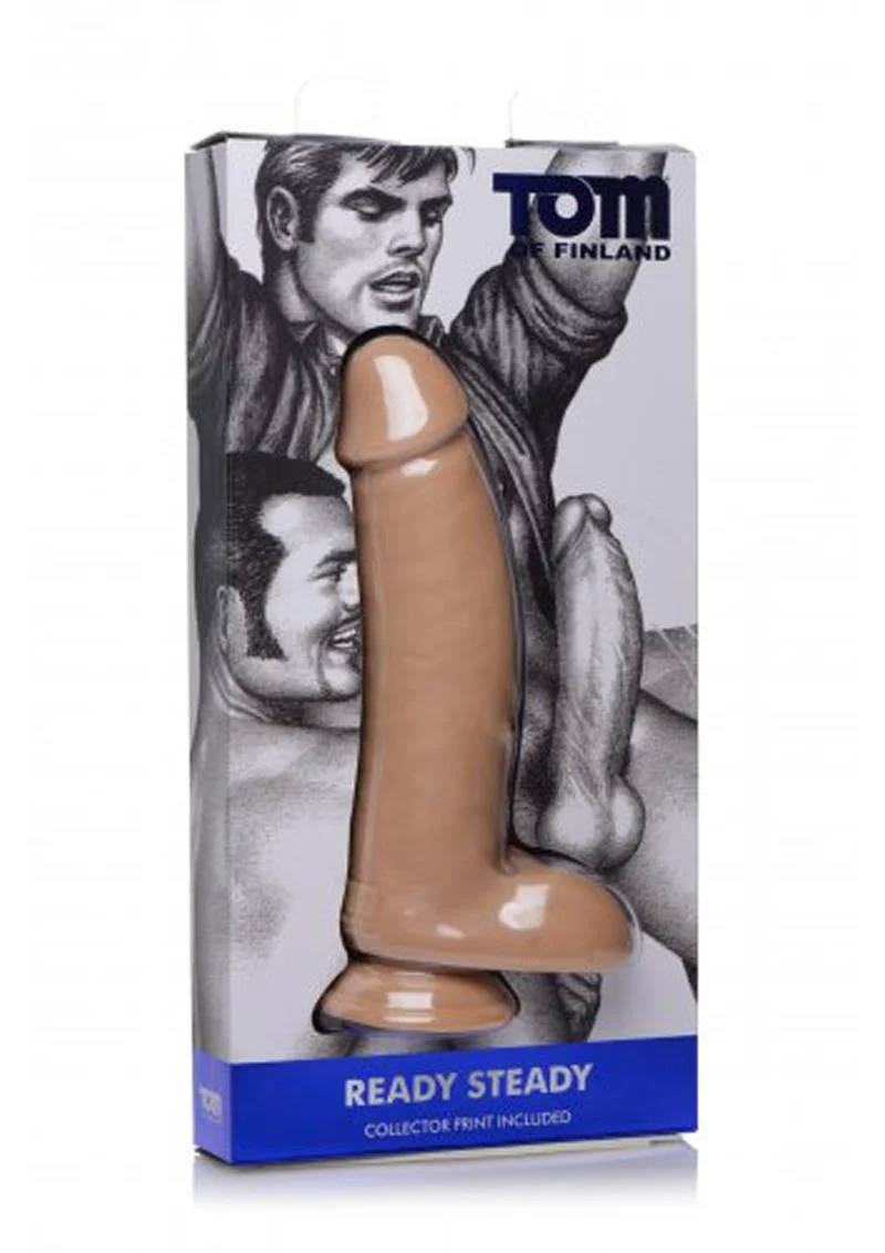 Tom Of Finland Ready Steady Realistic 10.25in Dildo - Image 2
