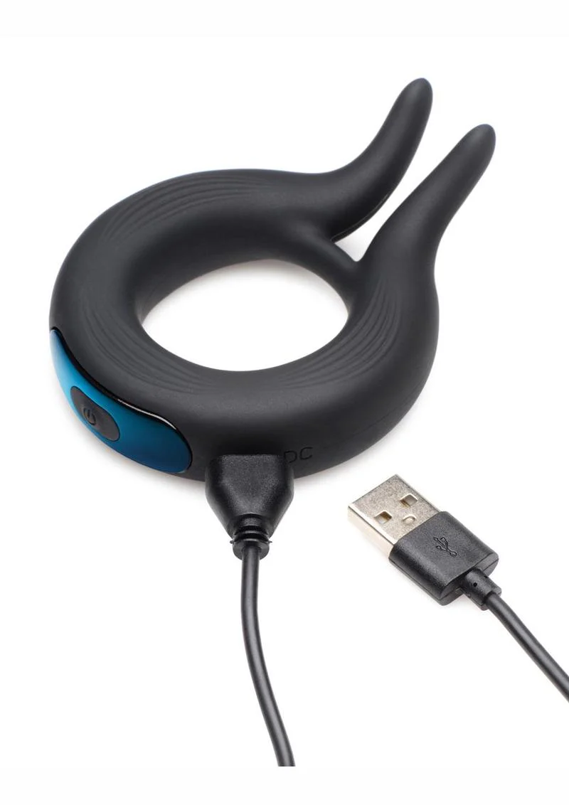 Trinity Men 10x Cock Viper Dual Stimulating Rechargeable Silicone Cock Ring - Image 4