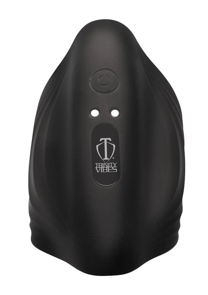 Trinity Men 10x Pleasure Stroke Penis Vibrating Silicone Sleeve - Image 4