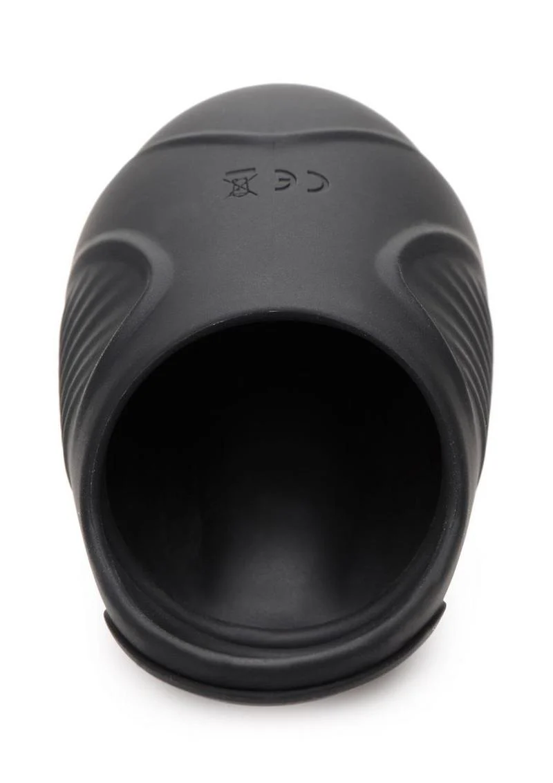 Trinity Men Rechargeable Silicone 7x Vibrating Silicone Ball Sack - Image 4