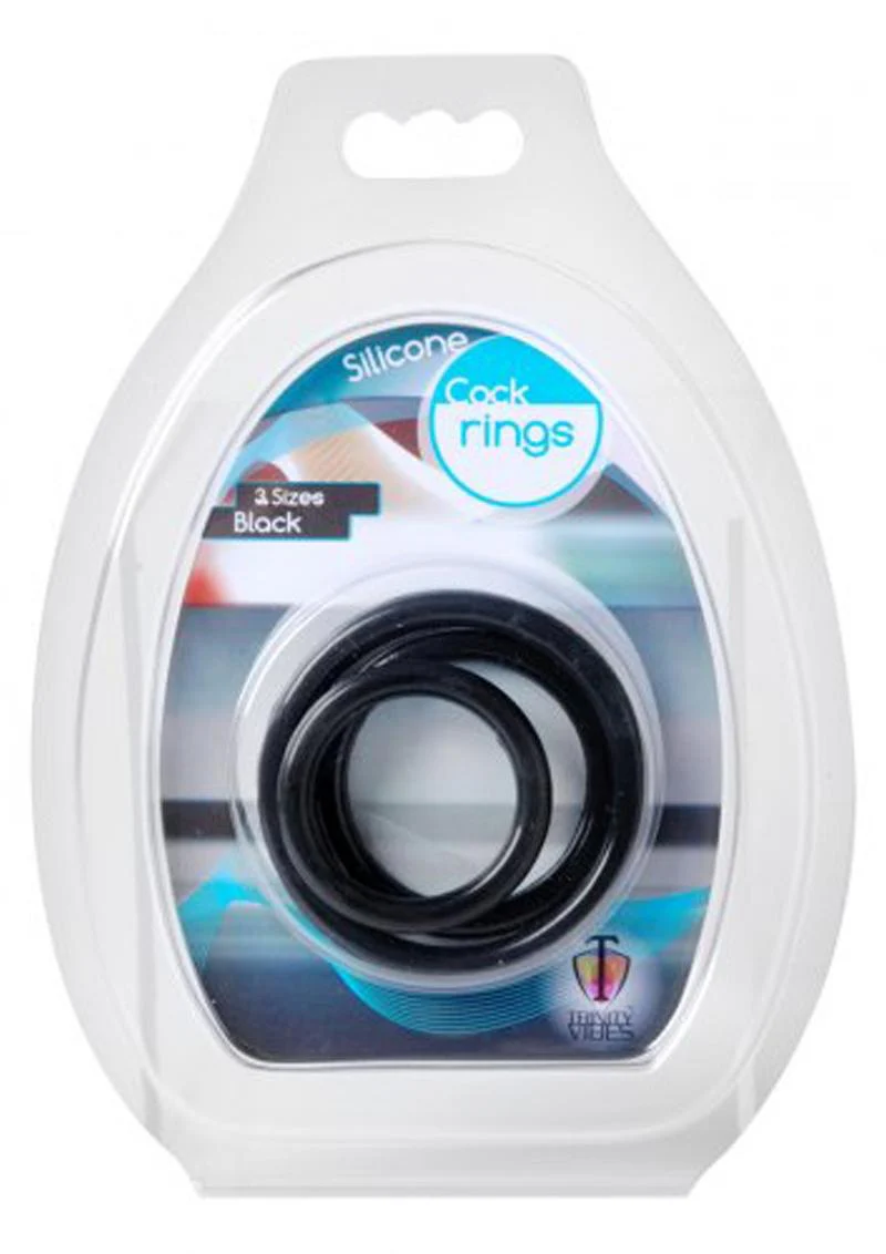 Trinity Men Silicone Cock Rings - Image 2
