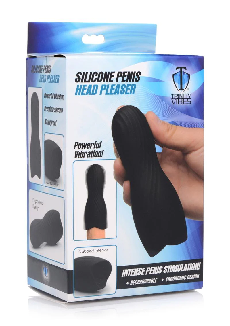 Trinity Vibes Rechargeable Silicone Penis Pleaser - Image 2