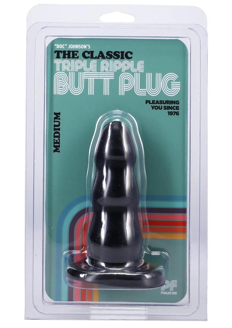 Triple Ripple Butt Plug - Image 5