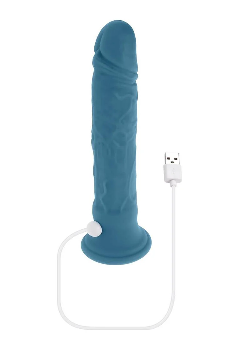 Tsunami Rechargeable Silicone Realistic Vibrator with Remote - Image 4