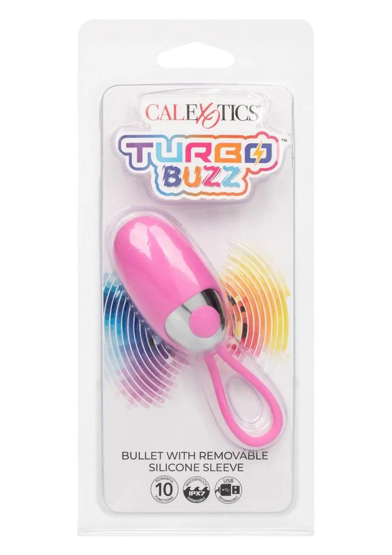 Turbo Buzz Rechargeable Bullet with Removable Silicone Sleeve - Image 6