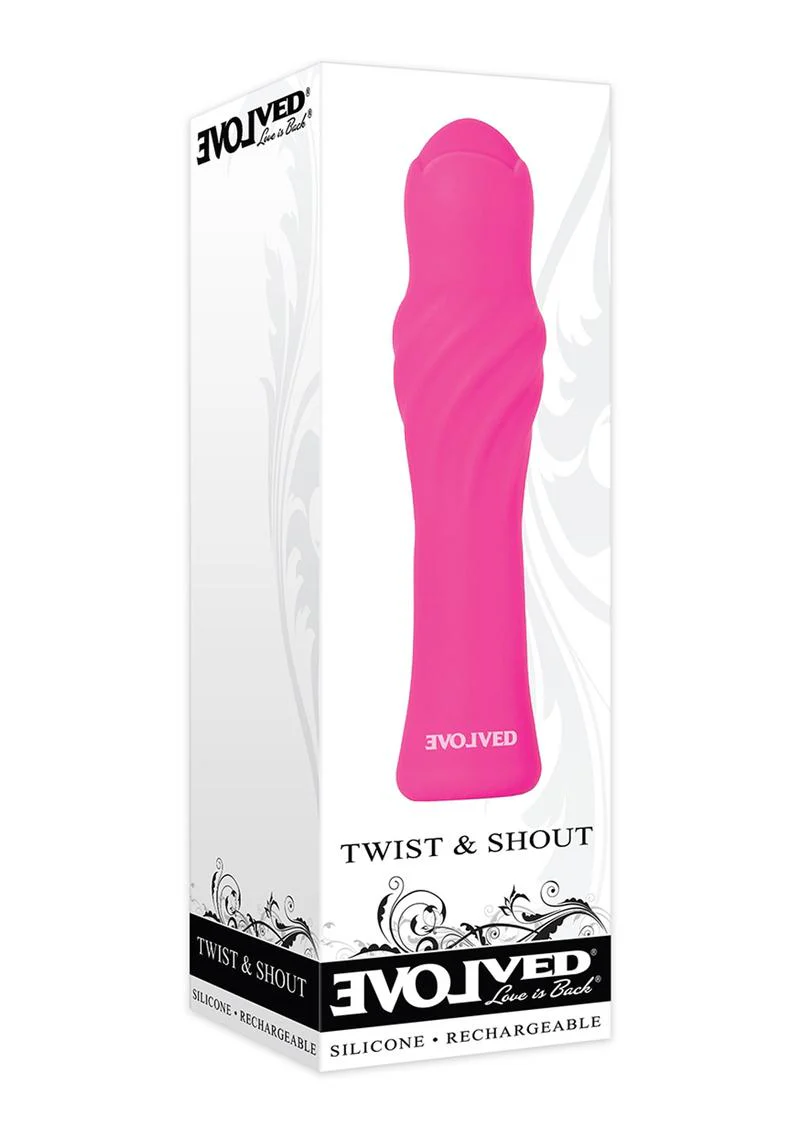 Twist and Shout Silicone Rechargeable Vibrator - Image 2