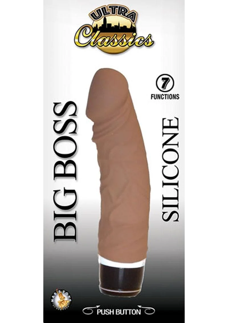 Ultra Classics Big Boss Silicone Vibrating Dildo - Image 2