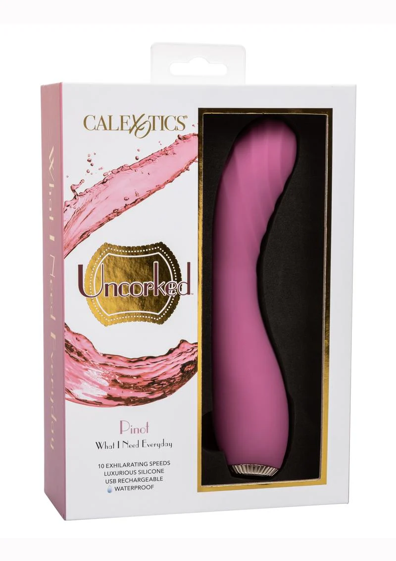 Uncorked Pinot Silicone Rechargeable Vibrator - Image 2