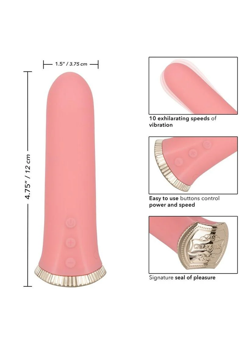 Uncorked RosÃ© Silicone Rechargeable Vibrator - Image 4