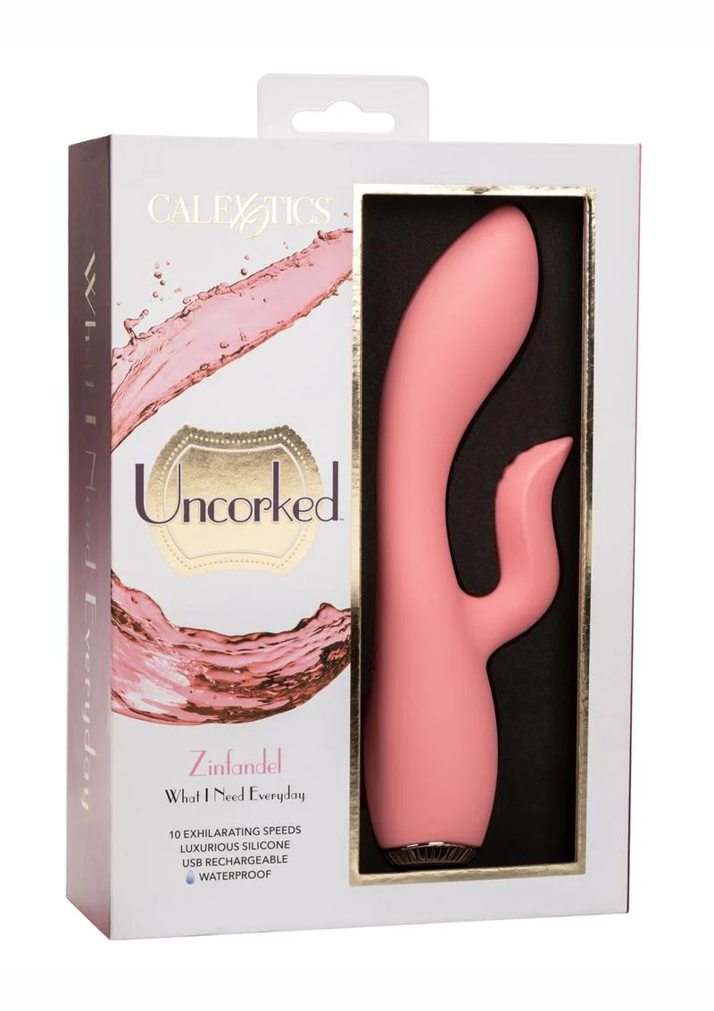 Uncorked Zinfandel Rechargeable Silicone Rabbit Vibrator - Image 2