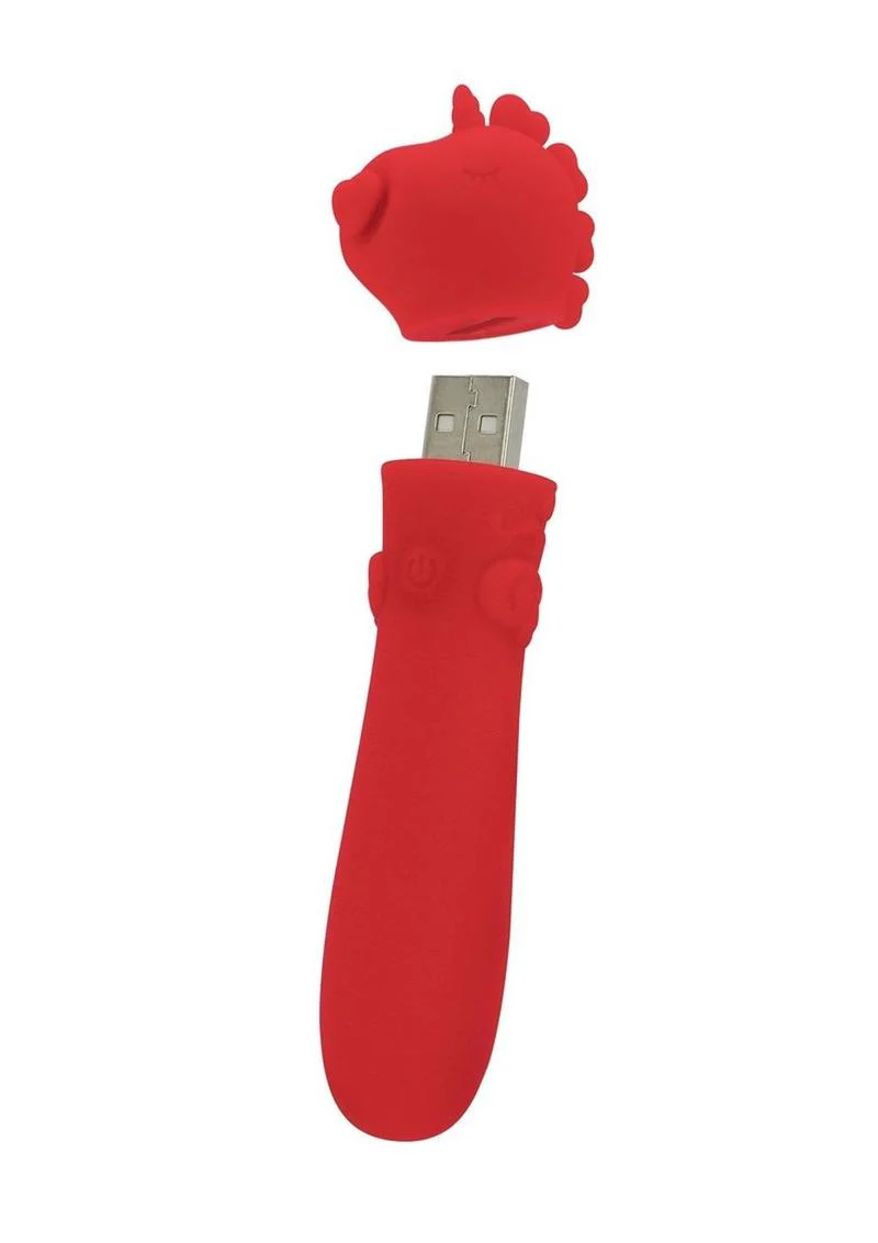 Unihorn Cupid's Beau Rechargeable Silicone USB Bullet - Image 3