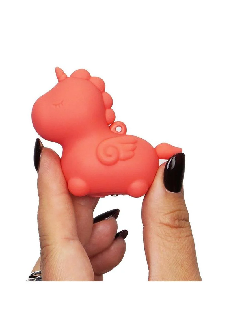 Unihorn Mini Peachy Pony Rechargeable Silicone Clitoral Vibrator - Image 4