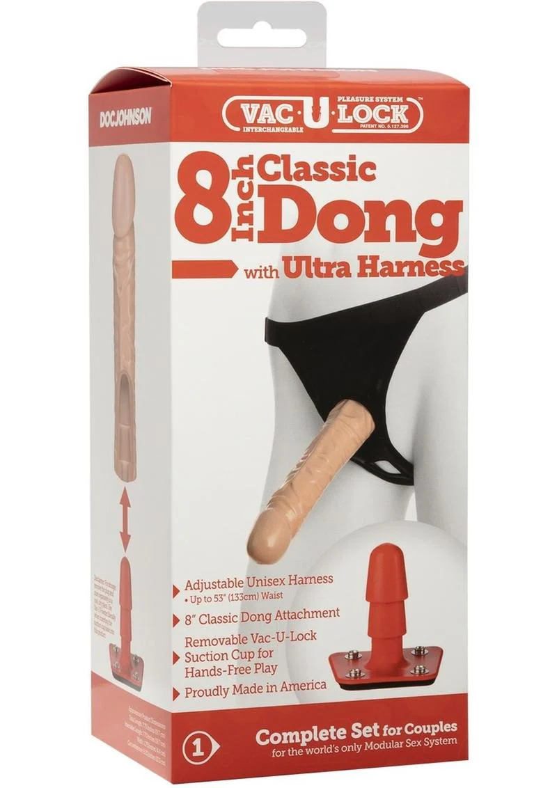 Vac-U-Lock Classic Dildo with Ultra Harness - Image 2