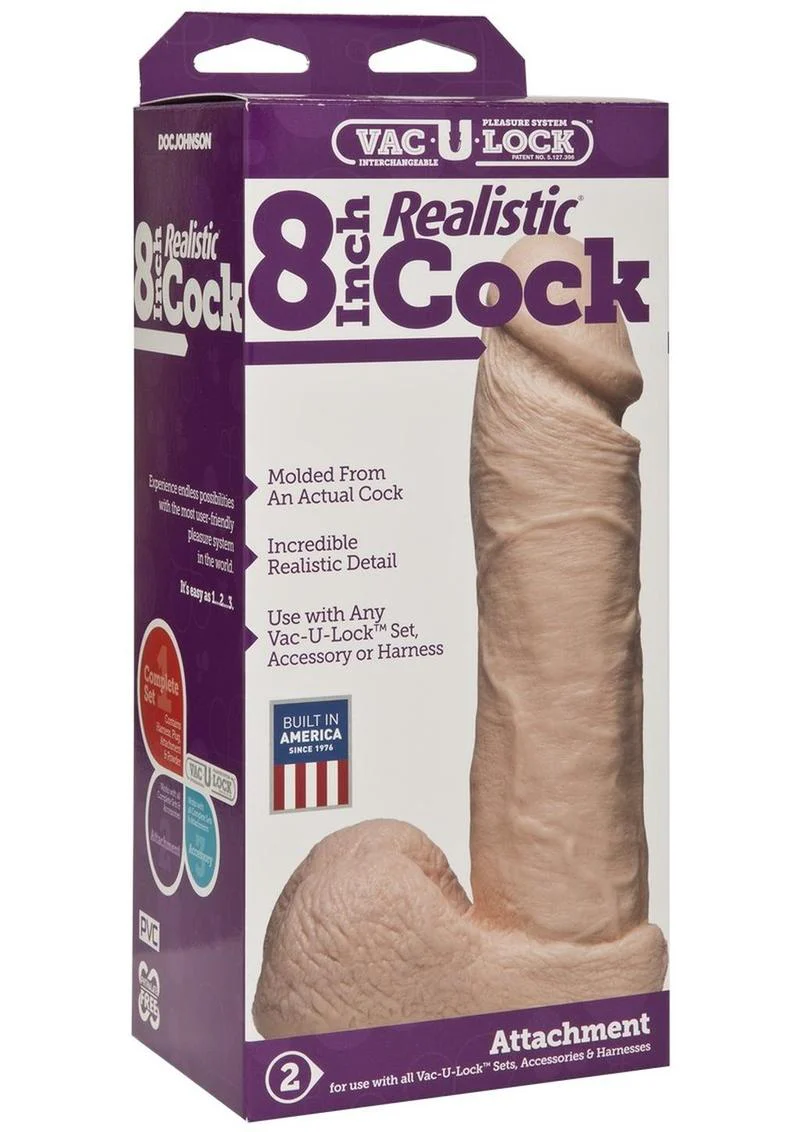 Vac-U-Lock Realistic Dildo - Image 16