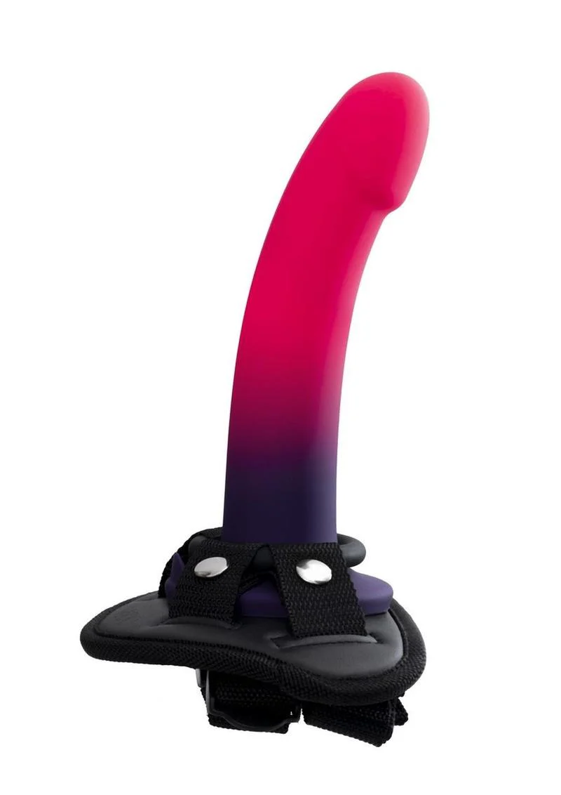 Vedo Duo Silicone Dildo with Harness - Image 4
