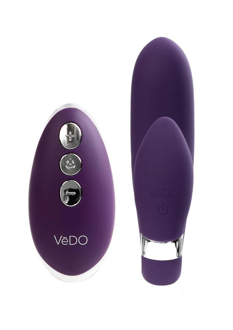 Vedo Jeni C-Shaped Rechargeable Silicone Dual Motor Vibrator with Remote Control - Image 3