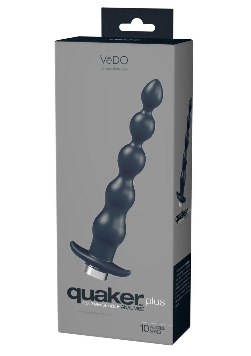 Vedo Quaker Plus Rechargeable Silicone Anal Vibrator - Just - Image 2