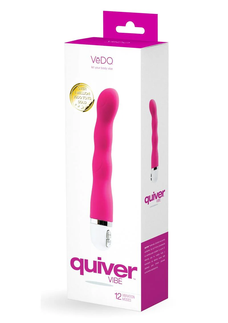 Vedo Quiver Silicone Vibrator - Hot In Bed - Image 2