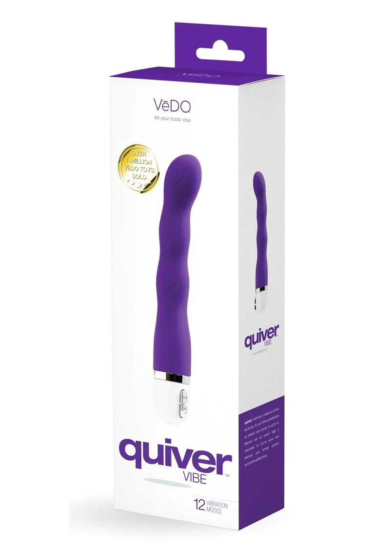 Vedo Quiver Silicone Vibrator - Into You - Image 2