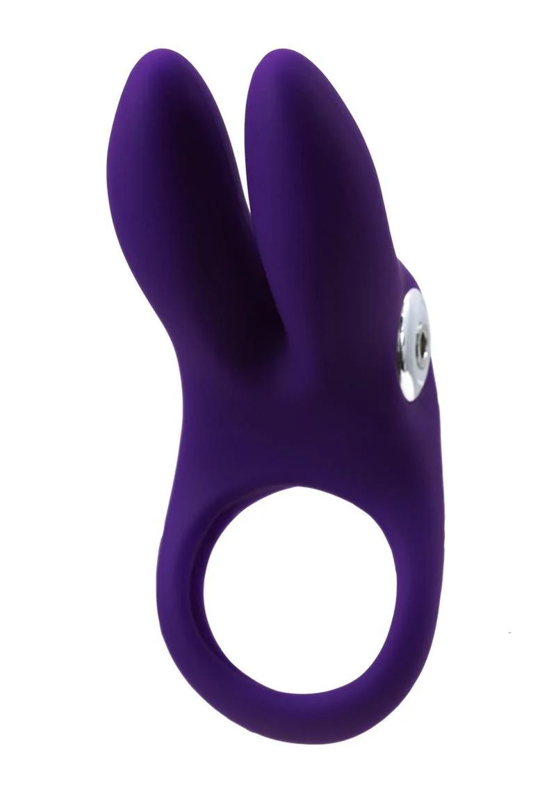 Vedo Sexy Bunny Rechargeable Silicone Couples Cock Ring - Image 3