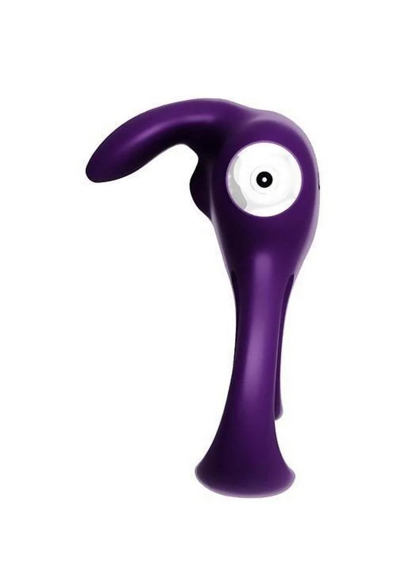 Vedo Thunder Bunny Rechargeable Silicone Dual Cock Ring - Image 4