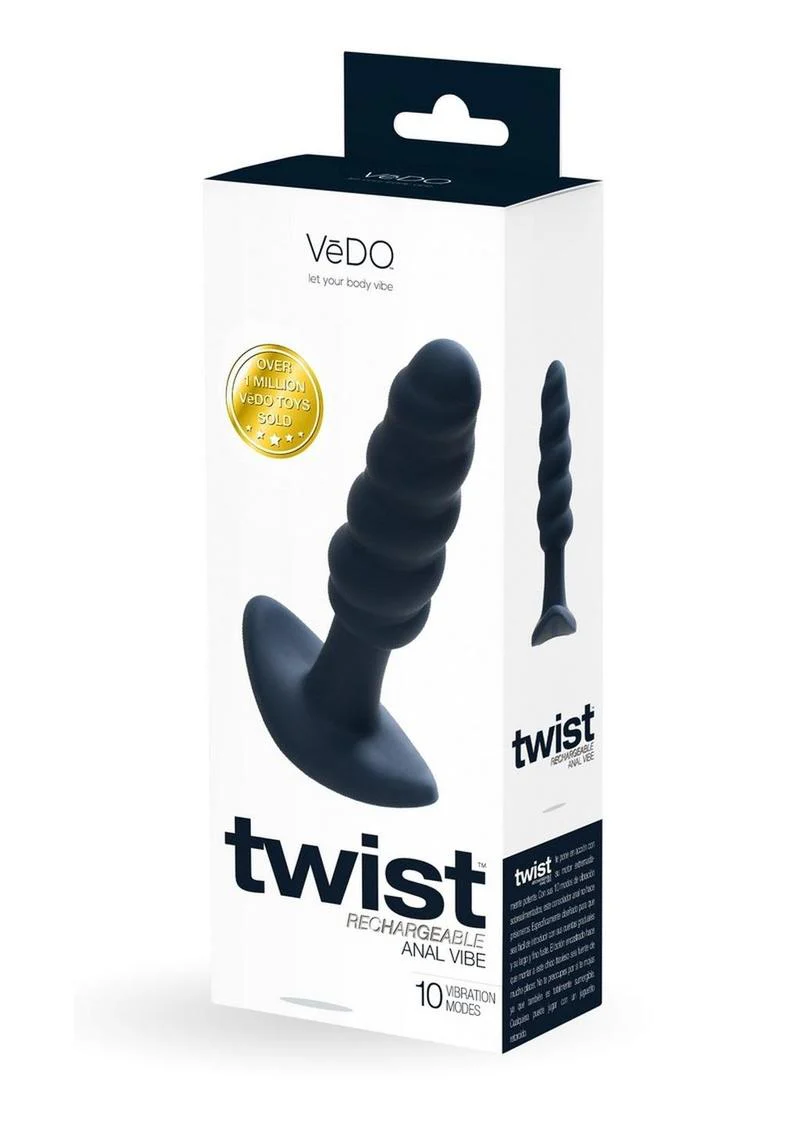 Vedo Twist Rechargeable Silicone Anal Plug - Image 2