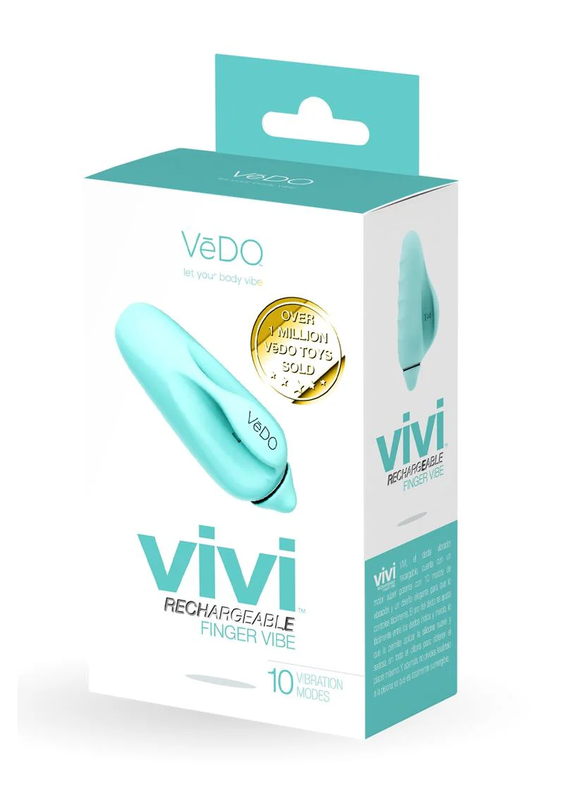 Vedo Vivi Rechargeable Silicone Finger Vibrator - Tease Me - Image 2