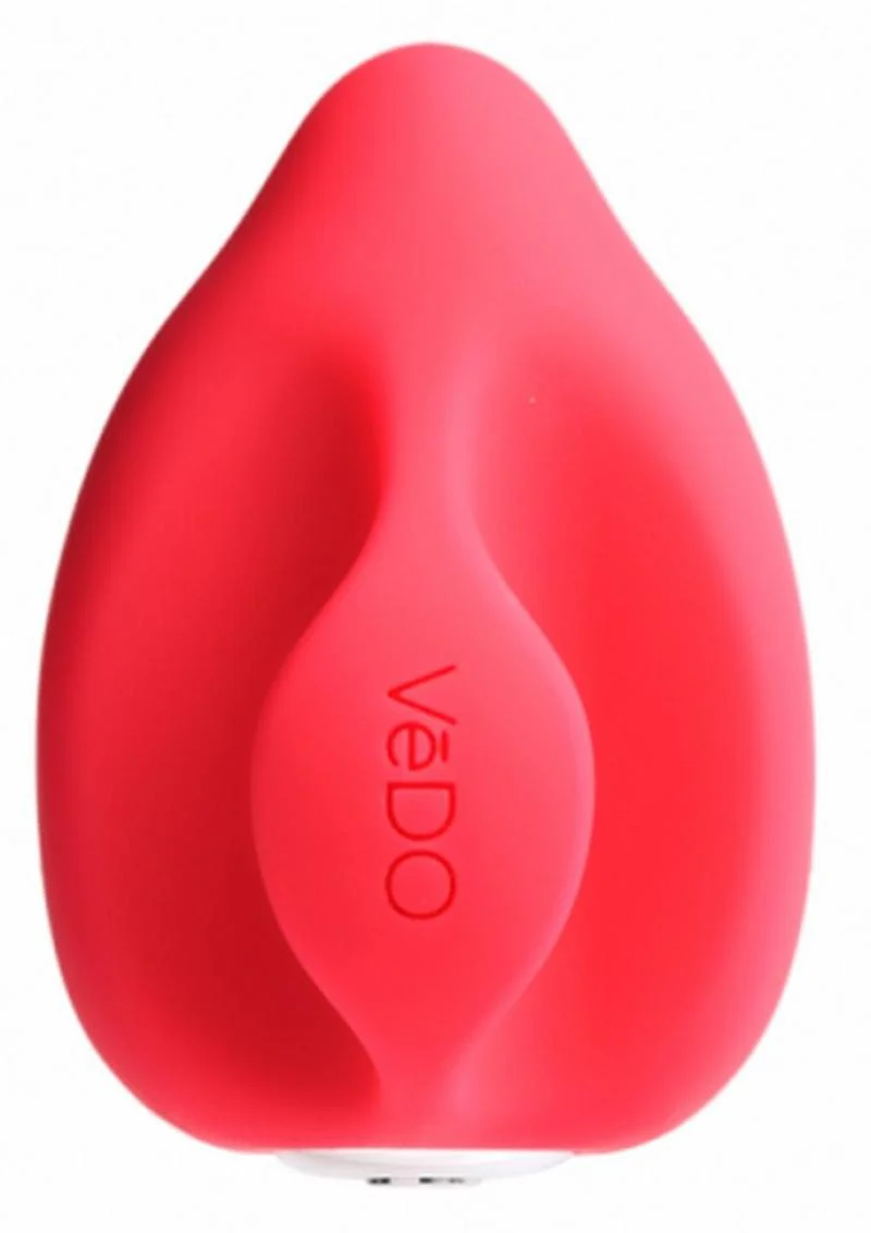 Vedo Yumi Rechargeable Silicone Layon Finger Vibrator - Foxy - Image 3