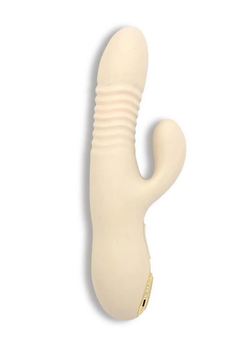 Velvet Gogo All-In-1 Thruster Rechargeable Silicone Dildo - Image 7