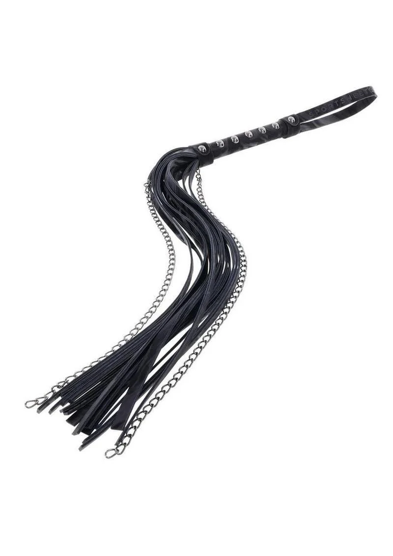 Velvet Noir Chain Flogger - Image 4