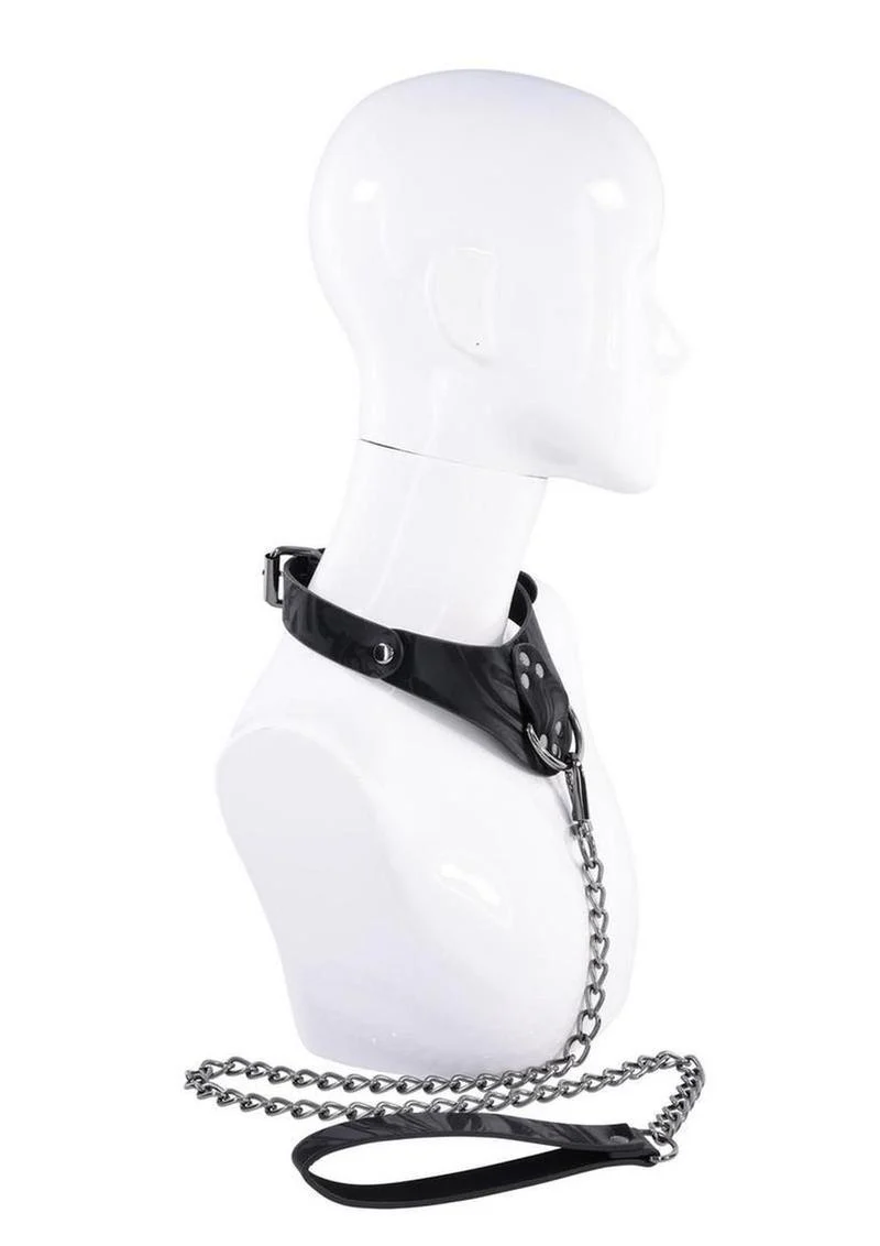 Velvet Noir Collar and Leash - Image 4