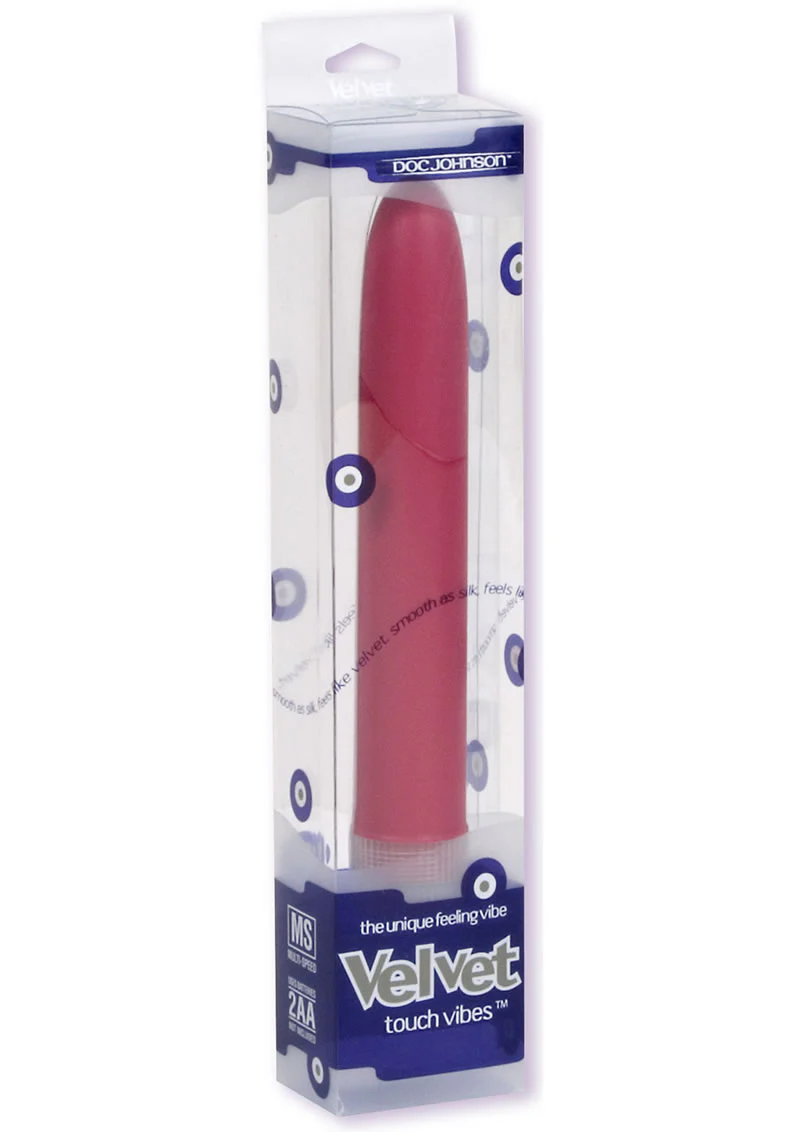 Velvet Touch Vibes Waterproof Vibrator 7in - Dusty - Image 2
