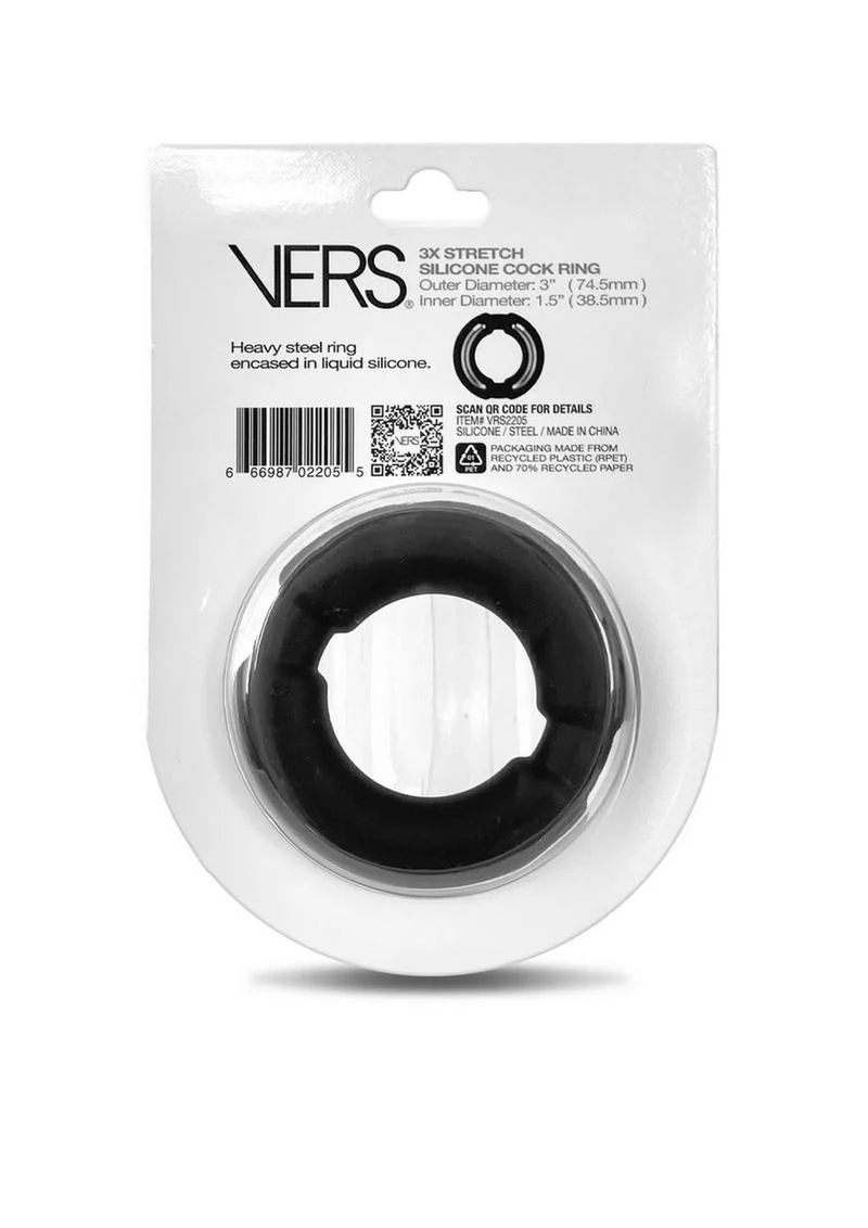 Vers Steel Weighted Cock Ring - Image 3