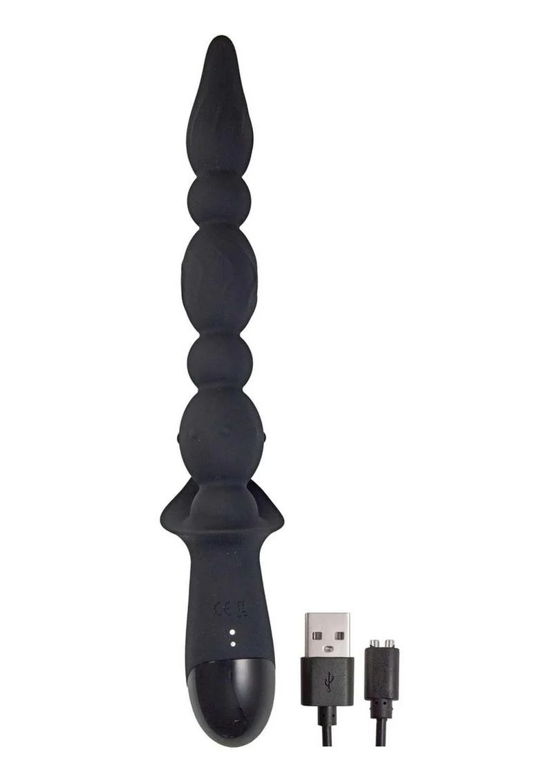 Vibrating Buttfuk Rechargeable Silicone Anal Wand - Image 4