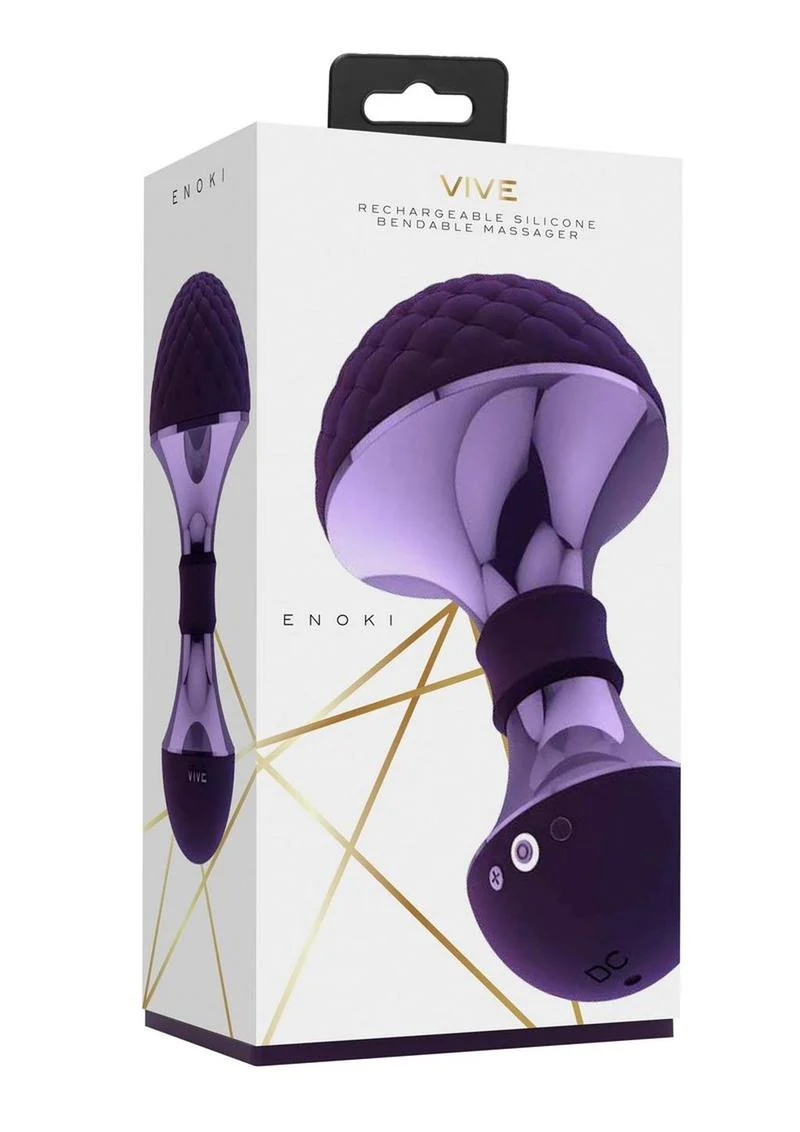 Vive Enoki Rechargeable Silicone Bendable Massager - Image 2