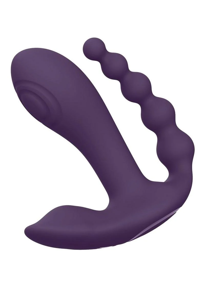 Vive Kata Rechargeable Silicone Pulse Wave and Vibrating Double Penetration Vibrator - Image 3