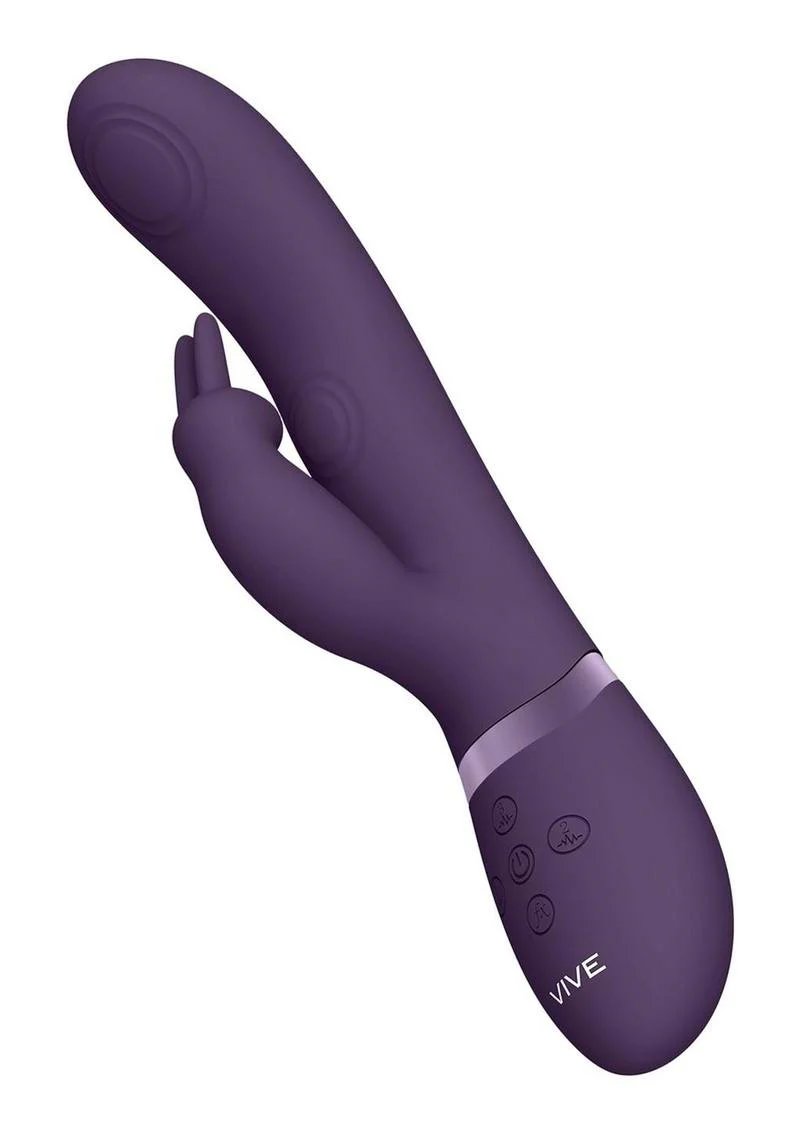 Vive May Dual Pulse-Wave and Vibrating C-Spot and G-Spot Rechargeable Silicone Rabbit - Image 7