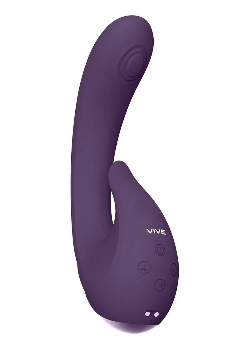Vive Miki Rechargeable Silicone Pulse Wave and Flickering G-Spot Vibrator - Image 4
