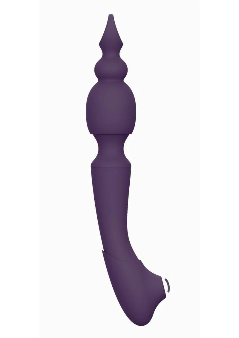 Vive Rechargeable Silicone Nami Pulse Wave and Vibrating Wand - Image 2