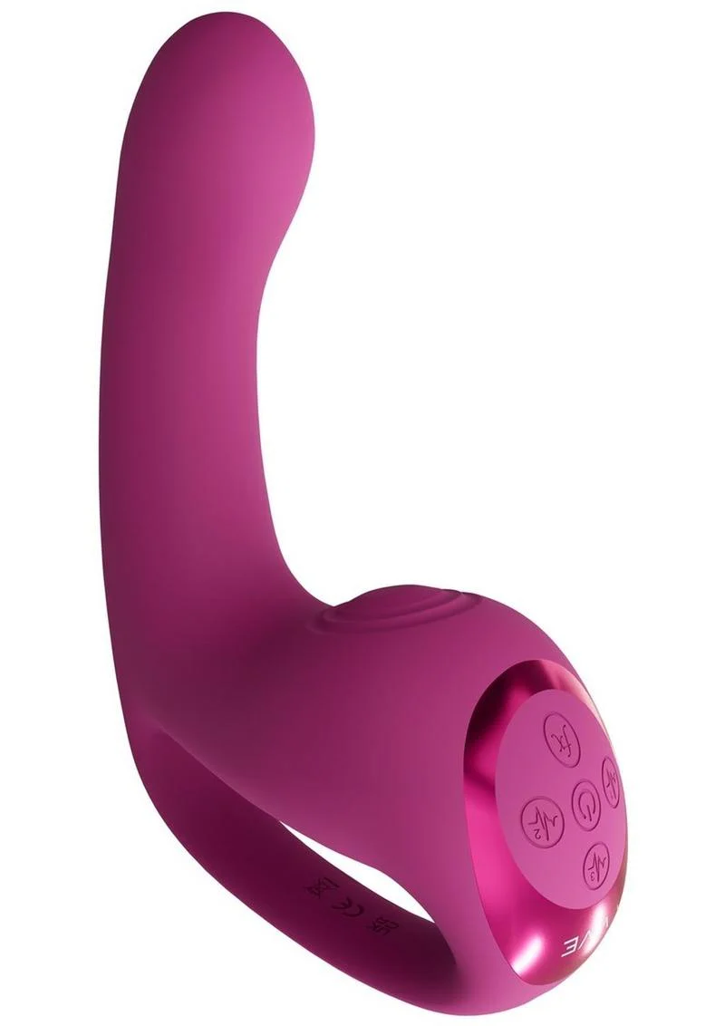 Vive Riko Rechargeable Silicone Triple Motor Thumper with Finger Motion Vibrator - Image 2