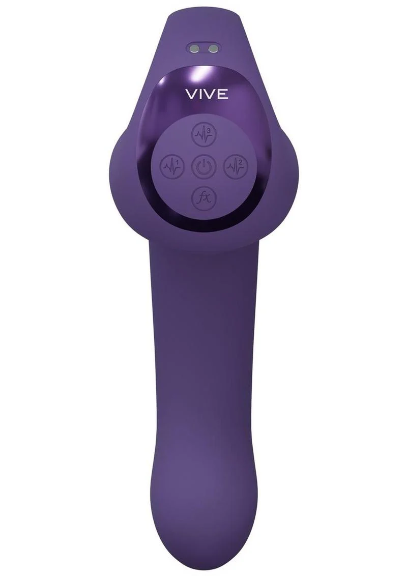 Vive Riko Rechargeable Silicone Triple Motor Thumper with Finger Motion Vibrator - Image 4