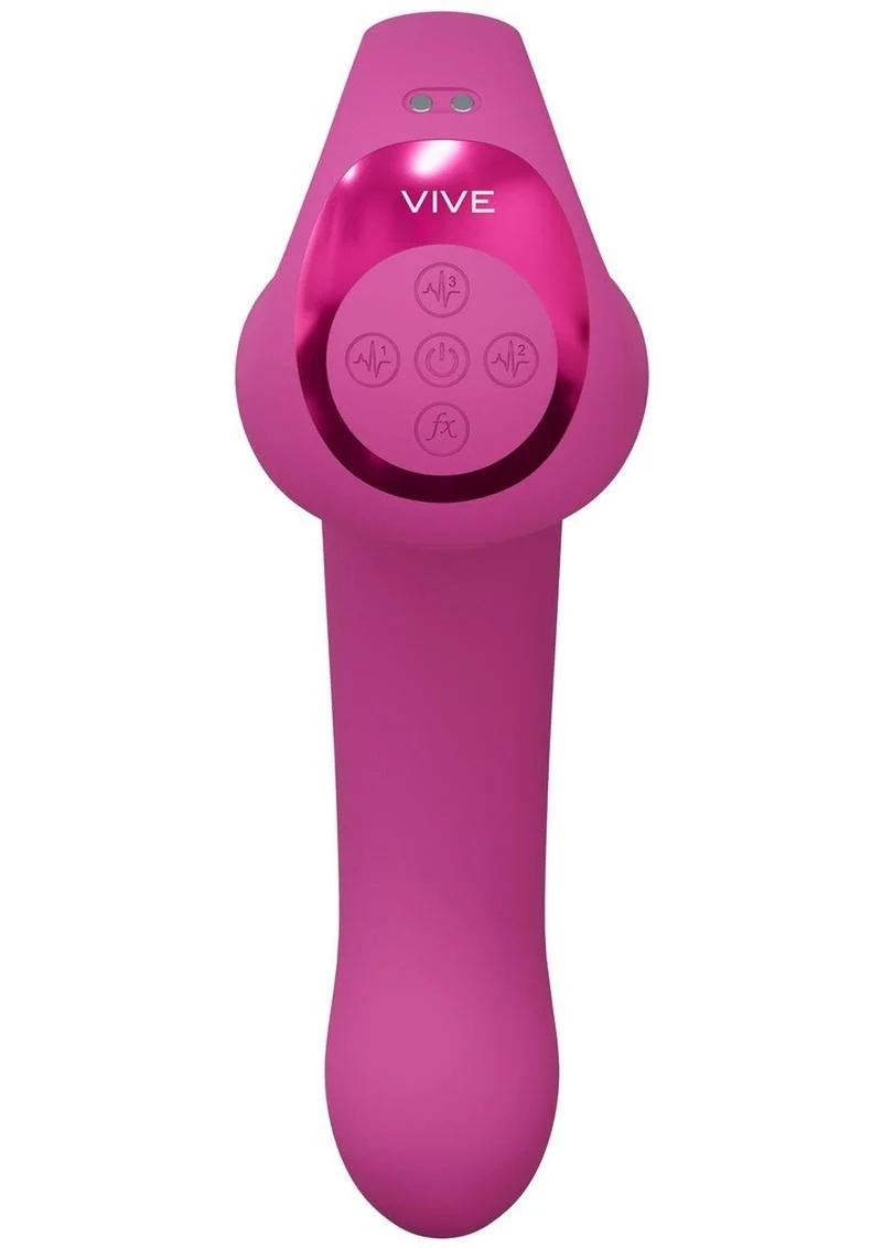 Vive Riko Rechargeable Silicone Triple Motor Thumper with Finger Motion Vibrator - Image 7