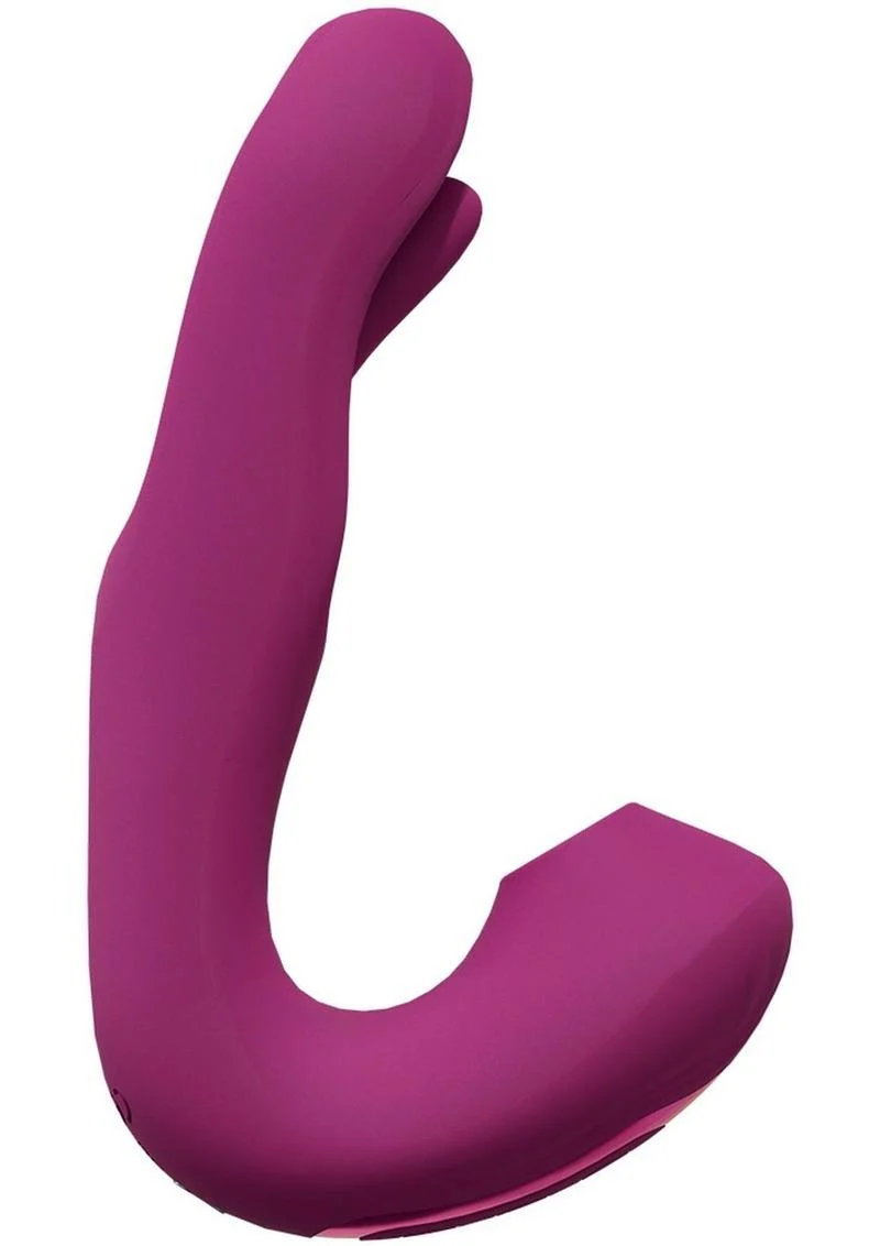 Vive Yuna Rechargeable Silicone Triple Motor Air Wave Vibrator with G-Spot Flapping Stimulation Vibrator - Image 2