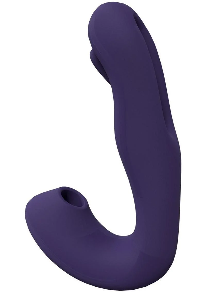 Vive Yuna Rechargeable Silicone Triple Motor Air Wave Vibrator with G-Spot Flapping Stimulation Vibrator - Image 5