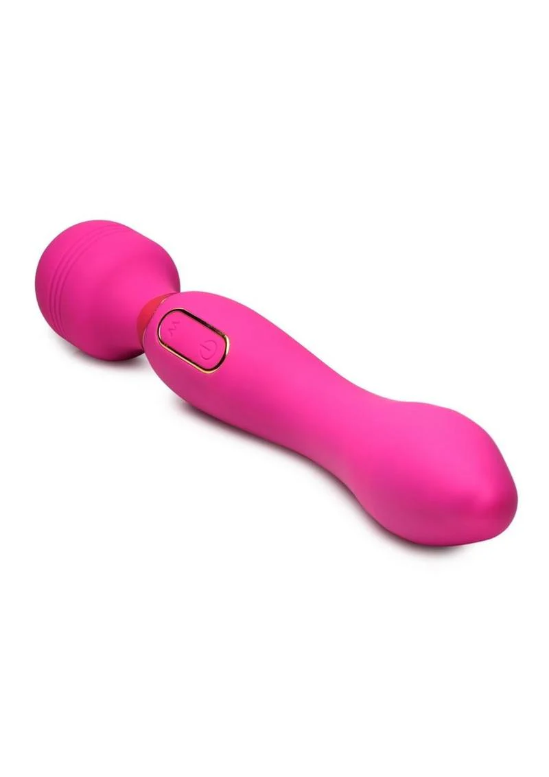 Wand Essential Ultra G-Stroke Come Hither Rechargeable Silicone Vibrating Wand - Image 3
